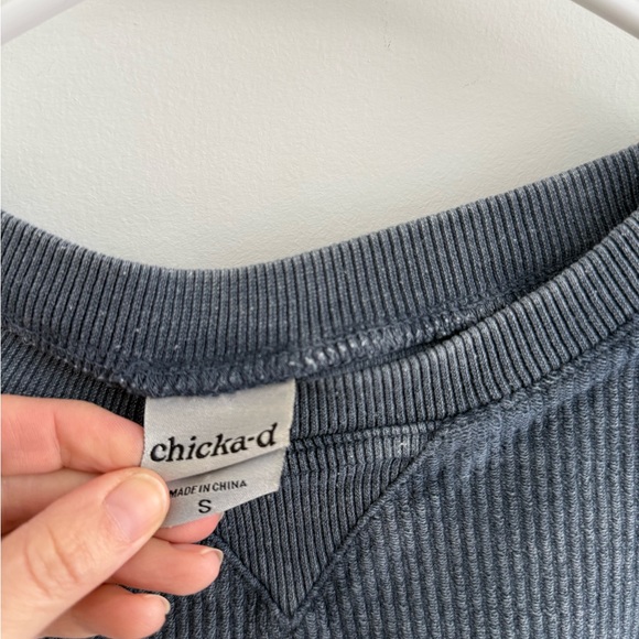 Chicka-d Boxy Crewneck Sunday Funday - Picture 2 of 5